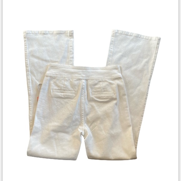 NWT Victor Glemaud x Target High Rise Flare Jeans White size 0 - Picture 6 of 10